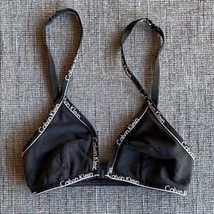 Calvin Klein Black Bralette S